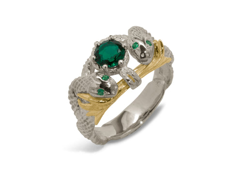 Our Ring for Viggo, White Gold or Platinum & Yellow Gold