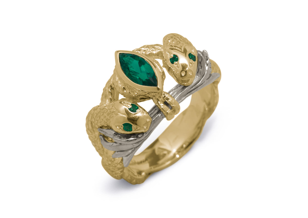 Our Ring for Viggo, Yellow & White Gold