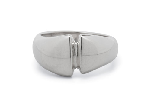 JW6 Dome Ring, Sterling Silver
