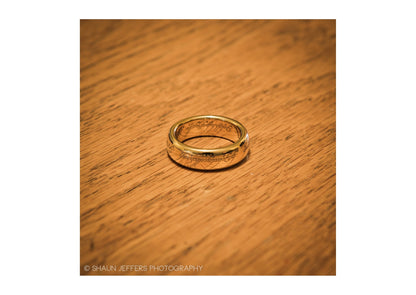 The Lord of the Rings: The One Ring: Gold Plated Tungsten Carbide (with Elvish runes)   - Jens Hansen - 5