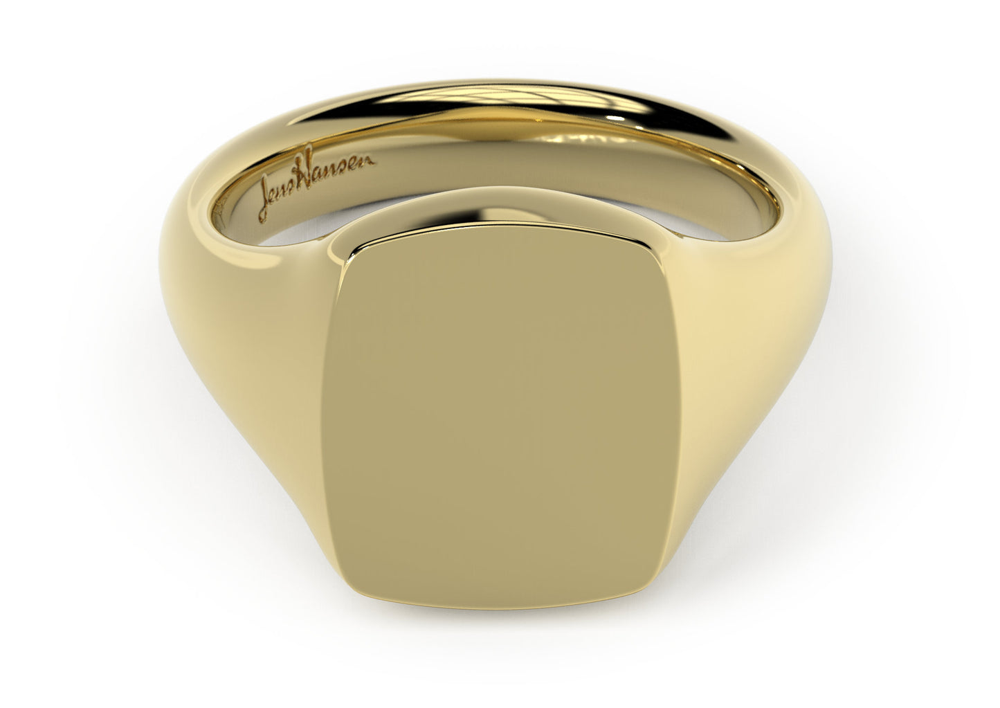 Quadrant Signet Ring, Yellow Gold