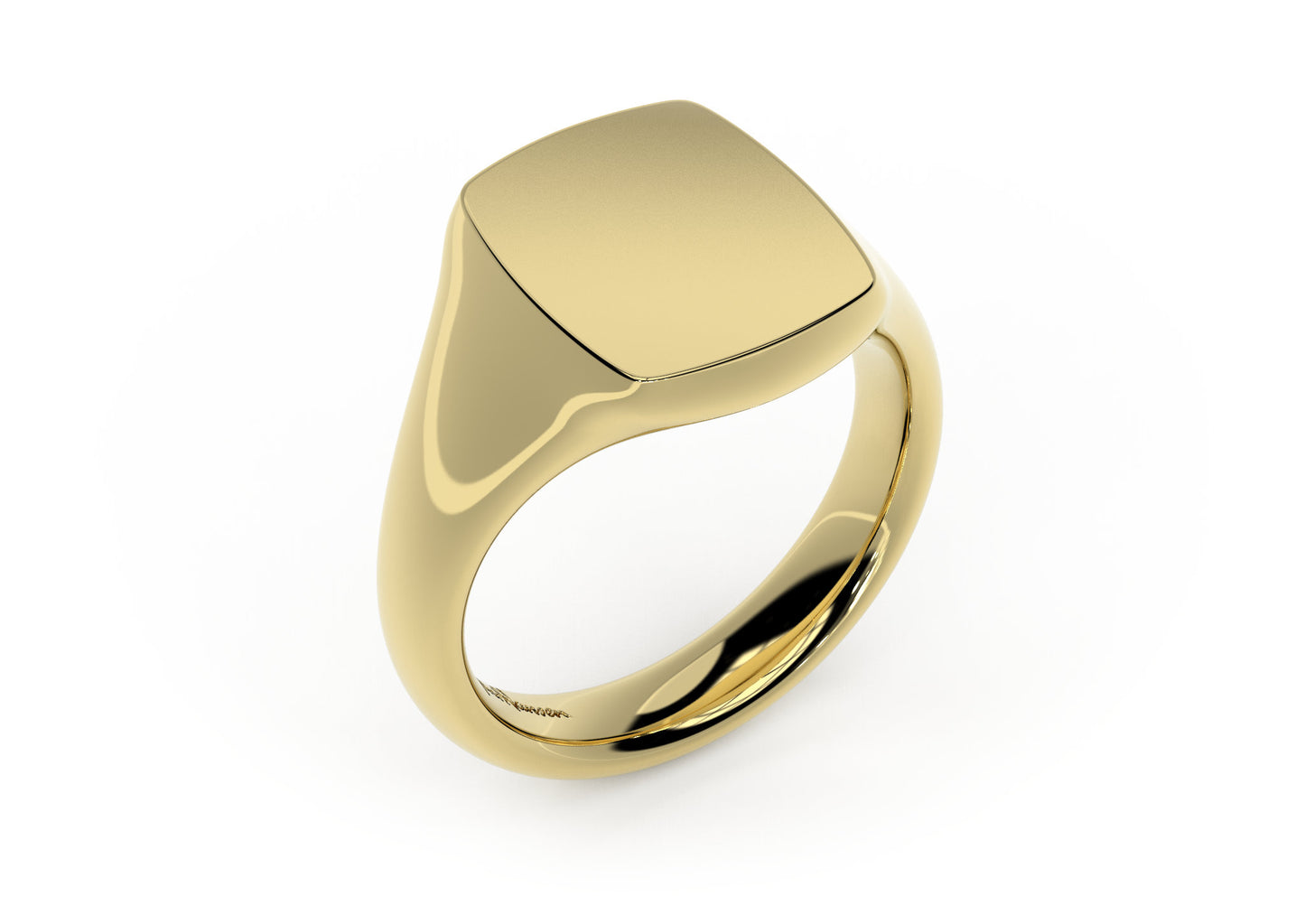 Quadrant Signet Ring, Yellow Gold