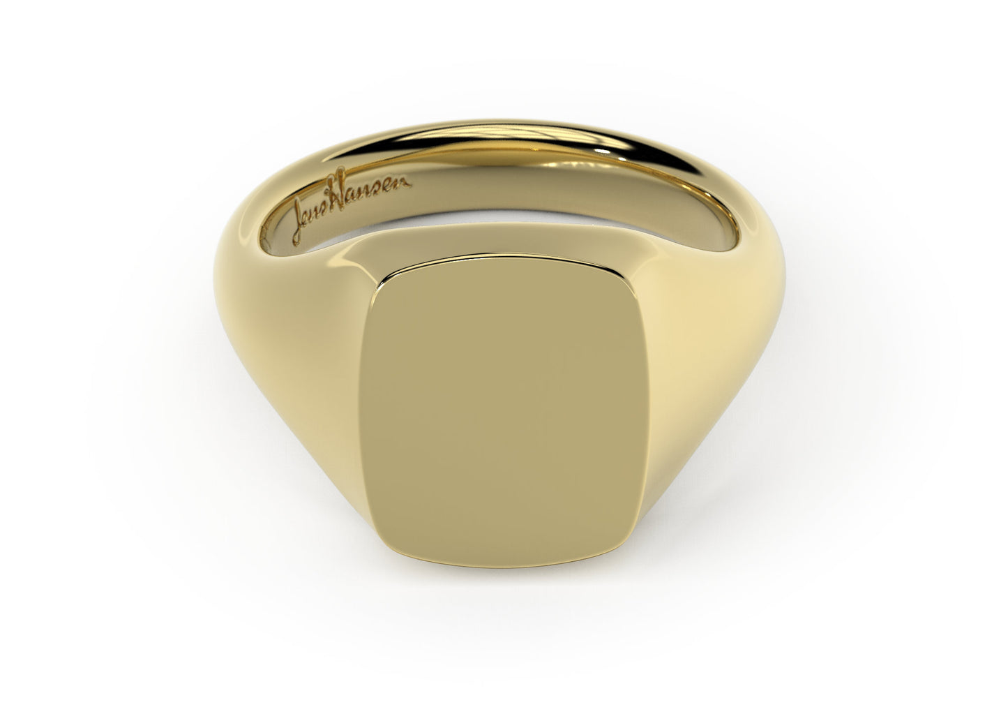 Quadrant Signet Ring, Yellow Gold