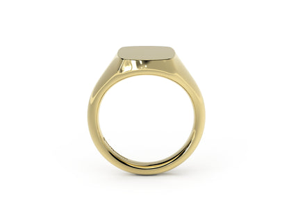 Quadrant Signet Ring, Yellow Gold