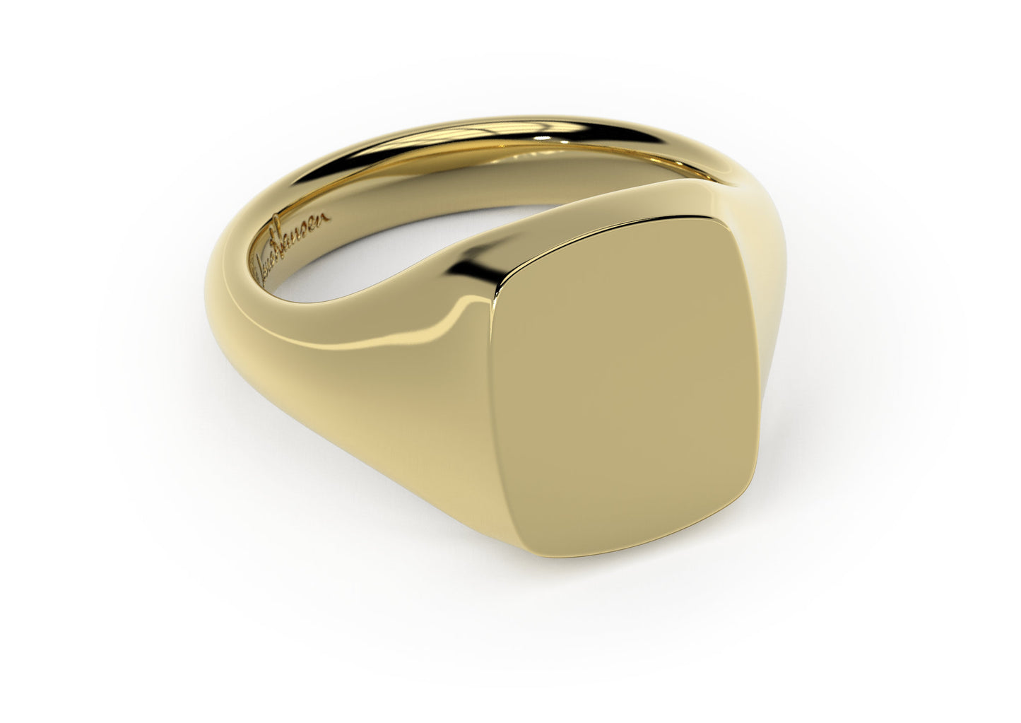 Quadrant Signet Ring, Yellow Gold