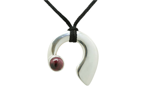 Gemstone Pendant, Sterling Silver