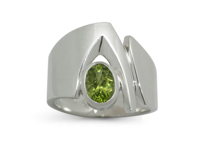 Signature Gemstone Ring, Sterling Silver