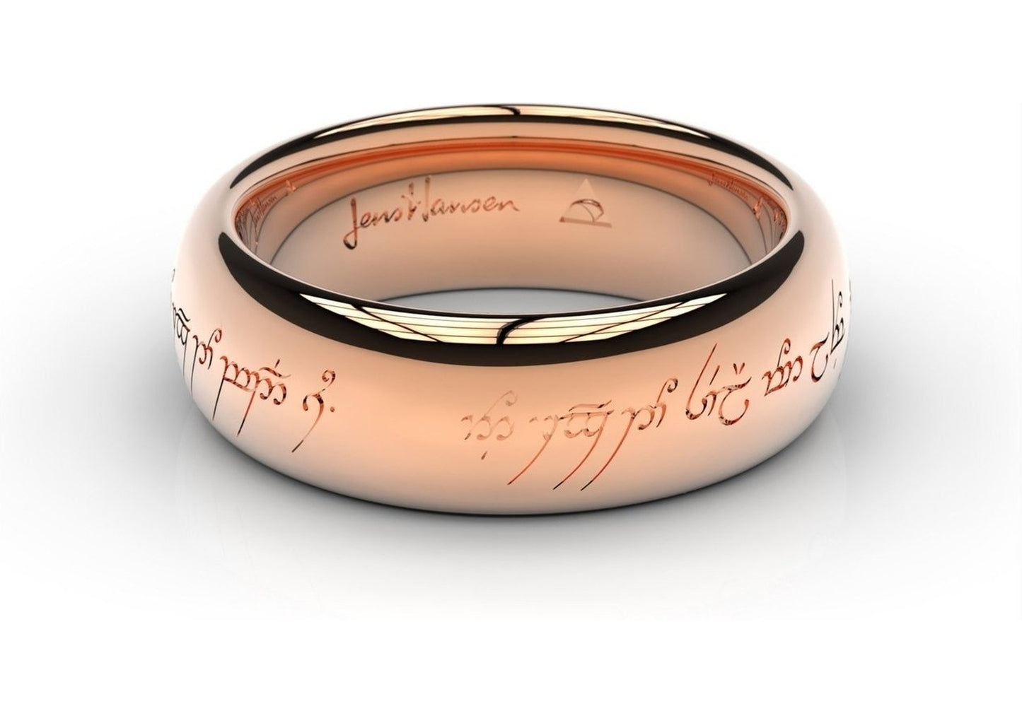 Elvish Love Ring Red Gold   - Jens Hansen