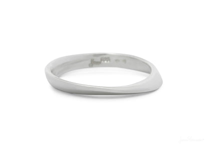 Möbius Twist Ring, Sterling Silver