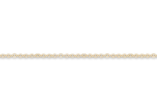 Fine Cable Chain, Yellow Gold