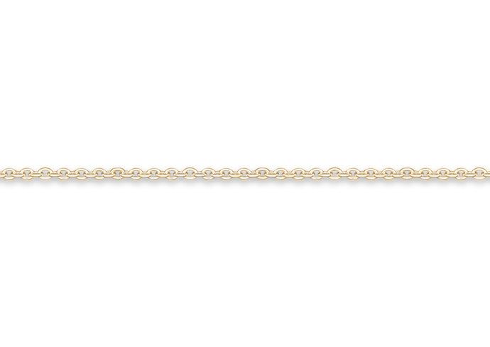 Fine Cable Chain, Yellow Gold