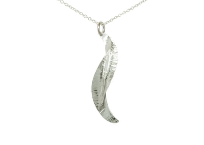 WVIII Spring Leaf Pendant, Pure Silver