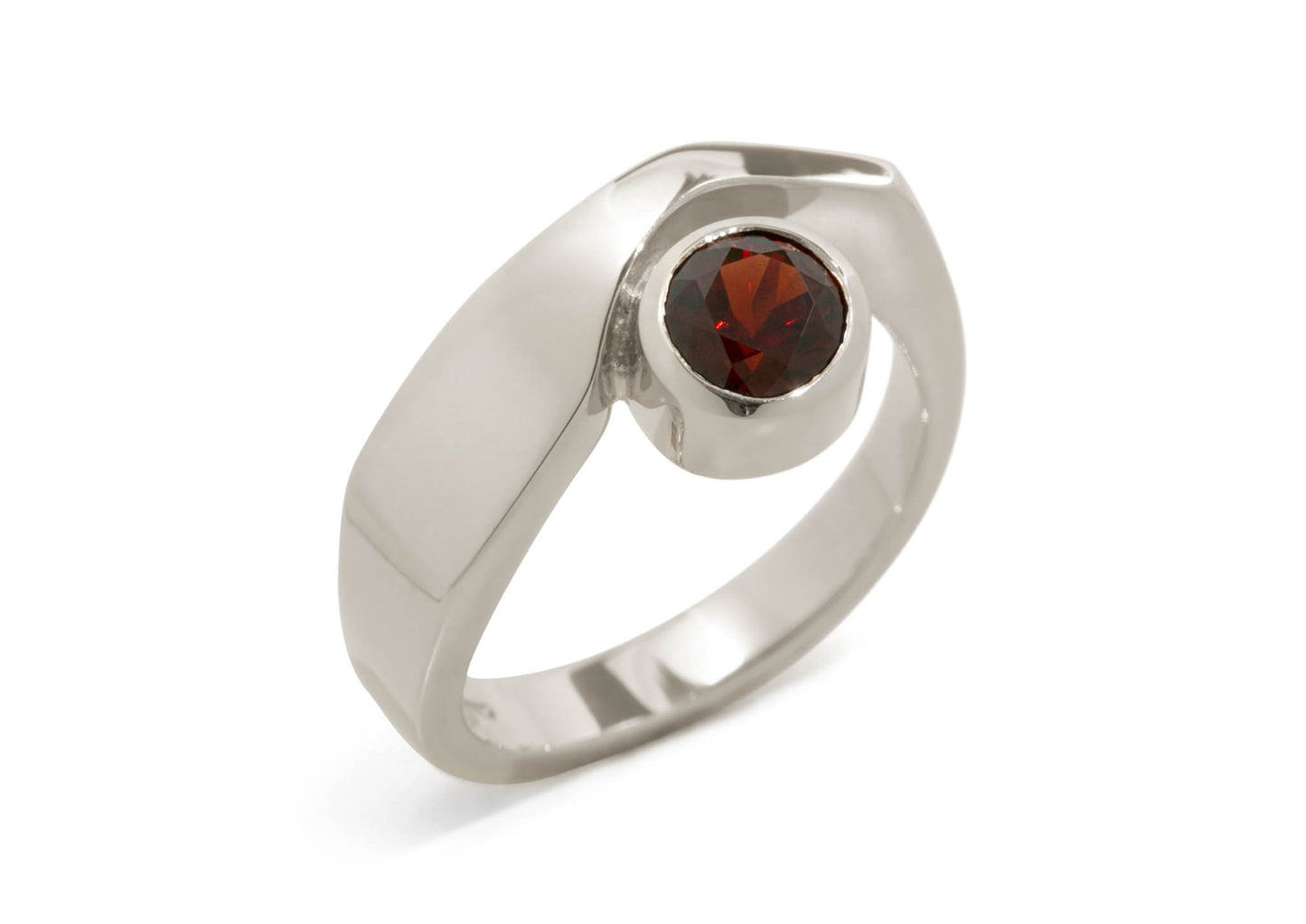 JW67 Gemstone Ring, White Gold & Platinum