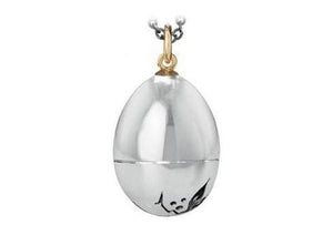 Silver Forest pendant in gold and silver-by-Ole Lynggaard-from official stockist-Jens Hansen