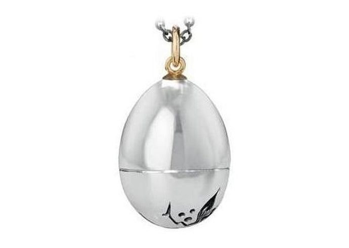 Silver Forest pendant in gold and silver-by-Ole Lynggaard-from official stockist-Jens Hansen