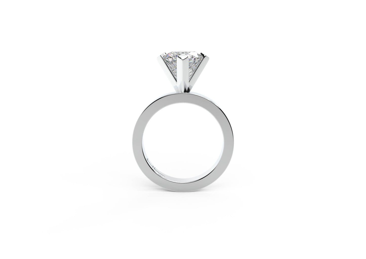 The Jens Hansen Solitaire, White Gold & Platinum