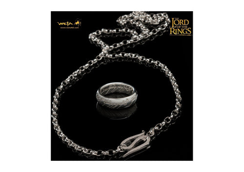 Bilbo Ring : The One Ring - Sterling Silver (with Elvish Runes)   - Jens Hansen - 2