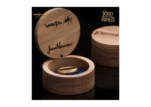 The Lord of the Rings: The One Ring: Gold Plated Tungsten Carbide (with Elvish runes)   - Jens Hansen - 3