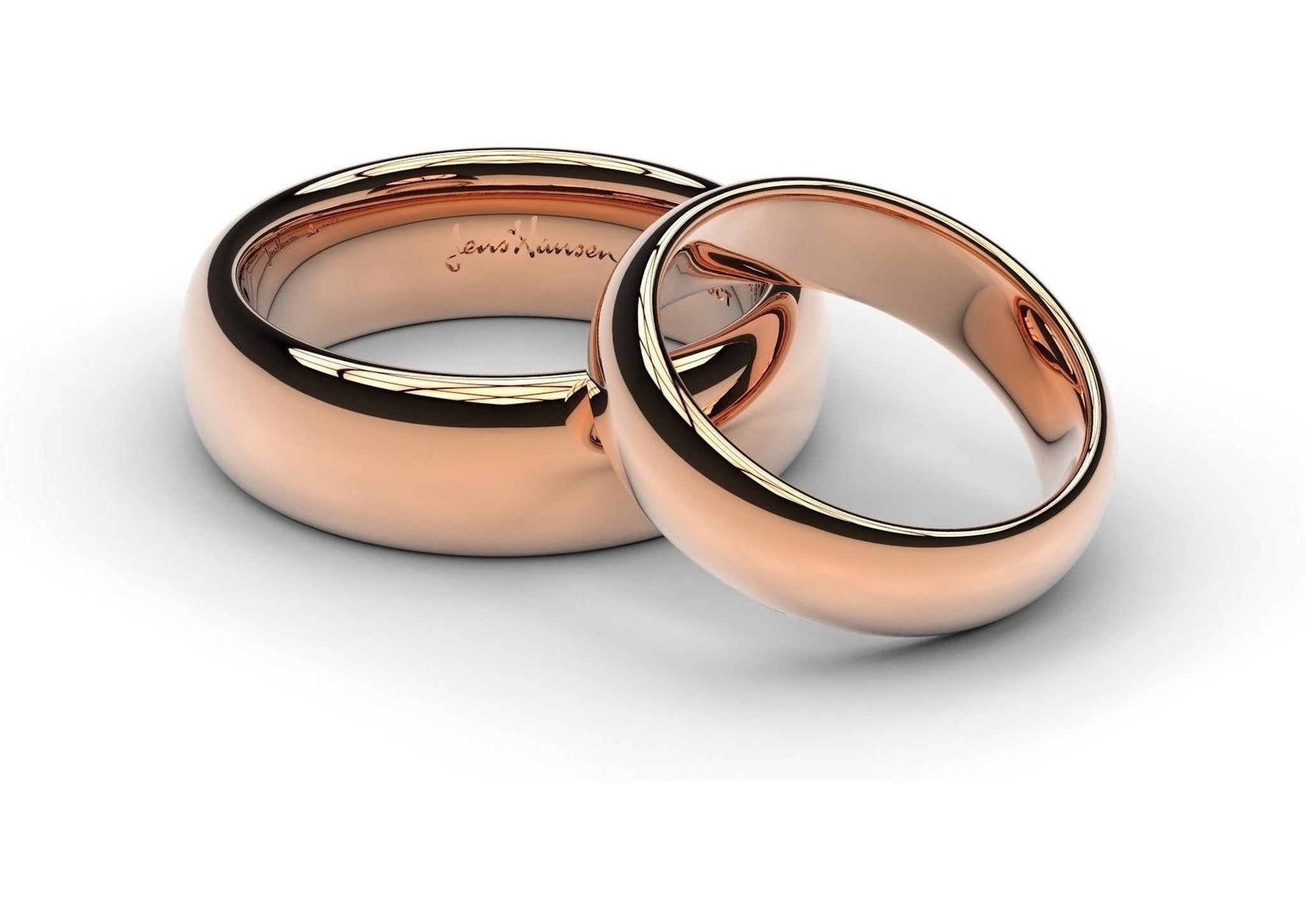 Rot Gold Ring Red Gold Replica Rings Set – Jens Hansen NZ
