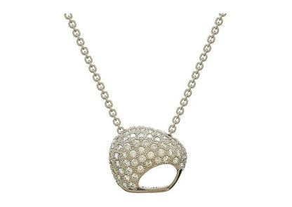 The Golden Kiwi, White Gold with Diamonds