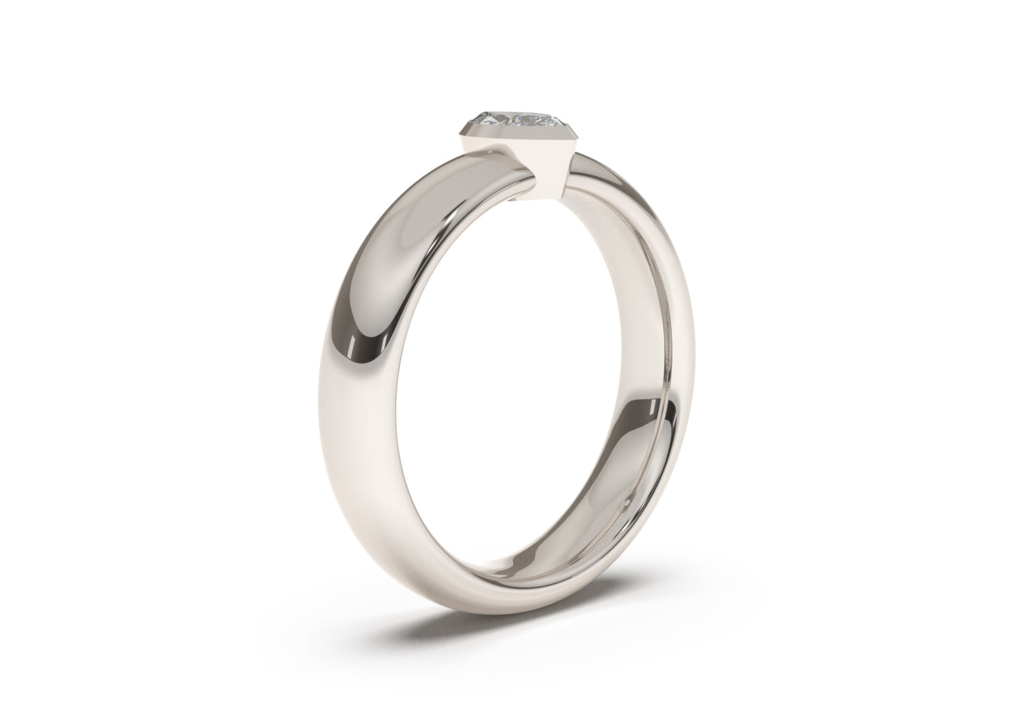 Marquise Elegant Engagement Ring, White Gold & Platinum