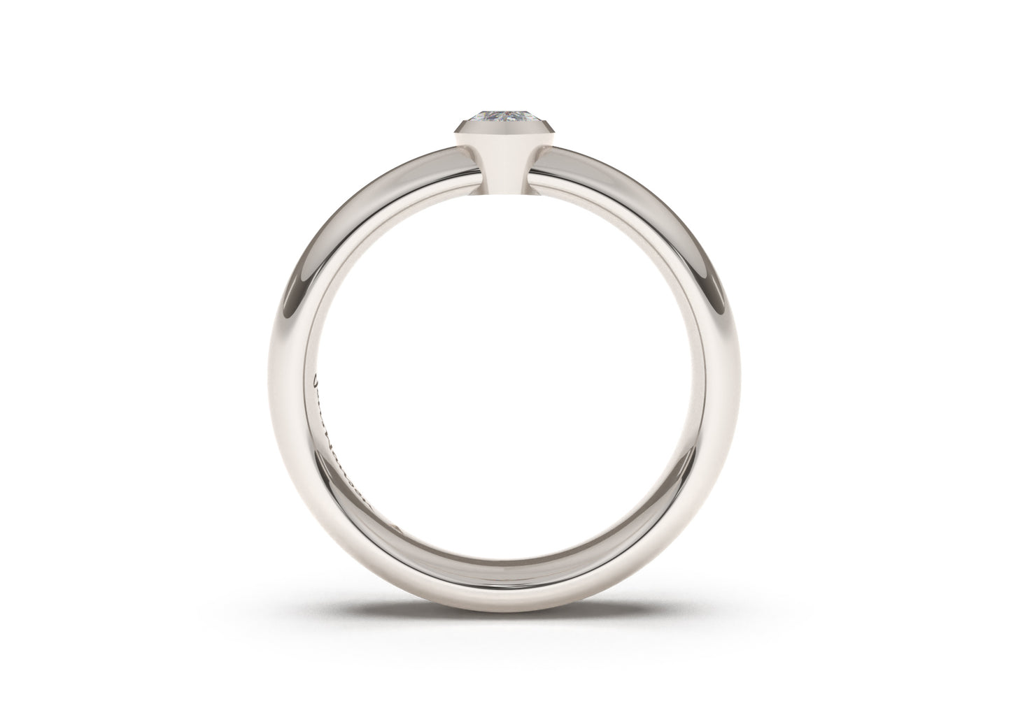 Marquise Elegant Engagement Ring, White Gold & Platinum