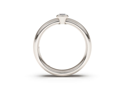 Marquise Elegant Engagement Ring, White Gold & Platinum